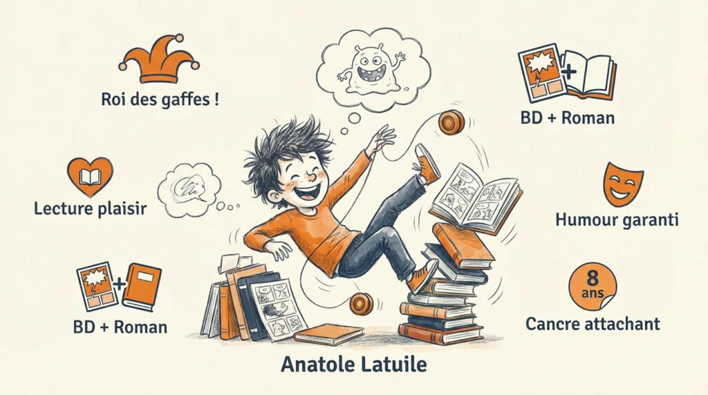 Anatole Latuile le roi des gaffes en pleine action