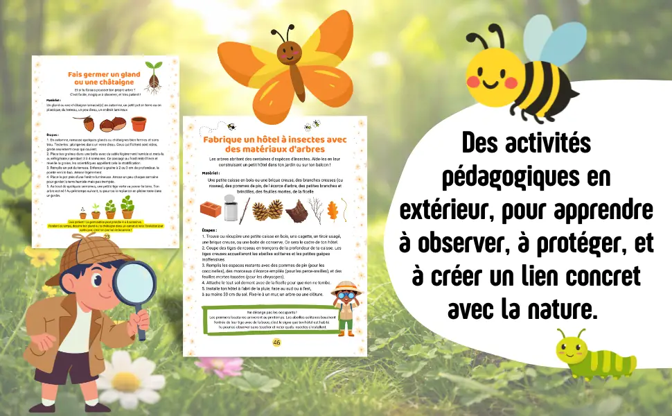 Encyclopédie arbres — activités nature et herbier