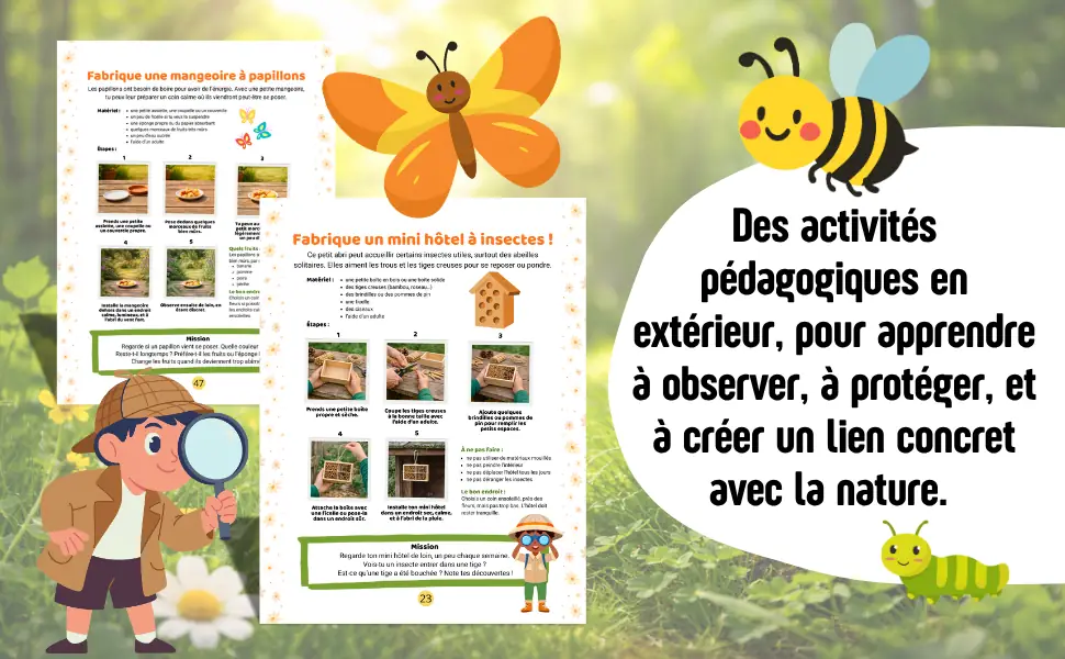 Encyclopédie insectes — activités nature à faire dehors
