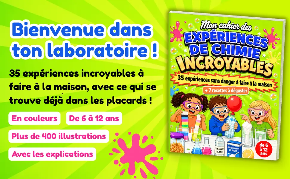 Cahier d'expériences de chimie pour enfants de 6 à 12 ans : en couleurs, plus de 400 illustrations, avec les explications