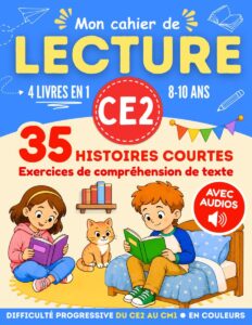 Mon cahier de Lecture CE2, 35 histoires pour lire et comprendre, 8-10 ans
