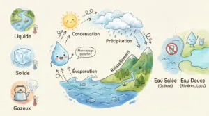 Comment se forme la pluie : le cycle expliqué aux enfants