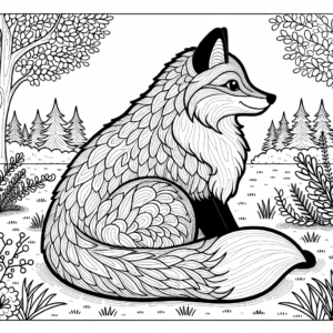 Coloriage animaux de la foret a imprimer (gratuit)
