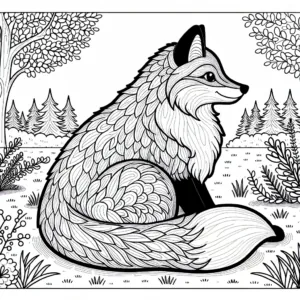 Coloriage animaux de la foret a imprimer (gratuit)