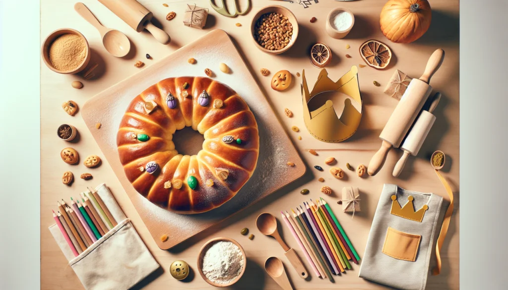 Atelier cuisine et galette des rois pour l'Épiphanie en classe de maternelle