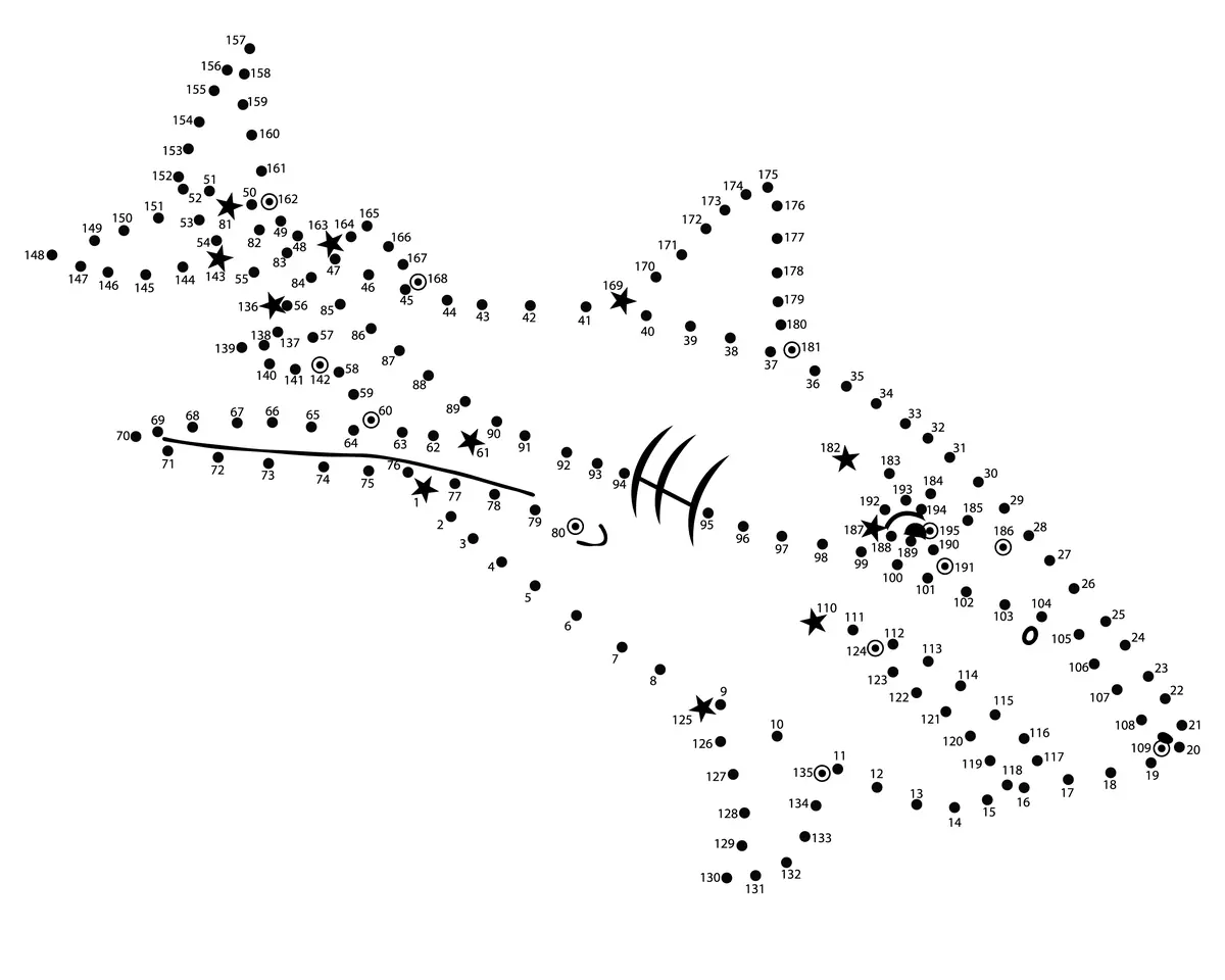 Points a relier avion a imprimer