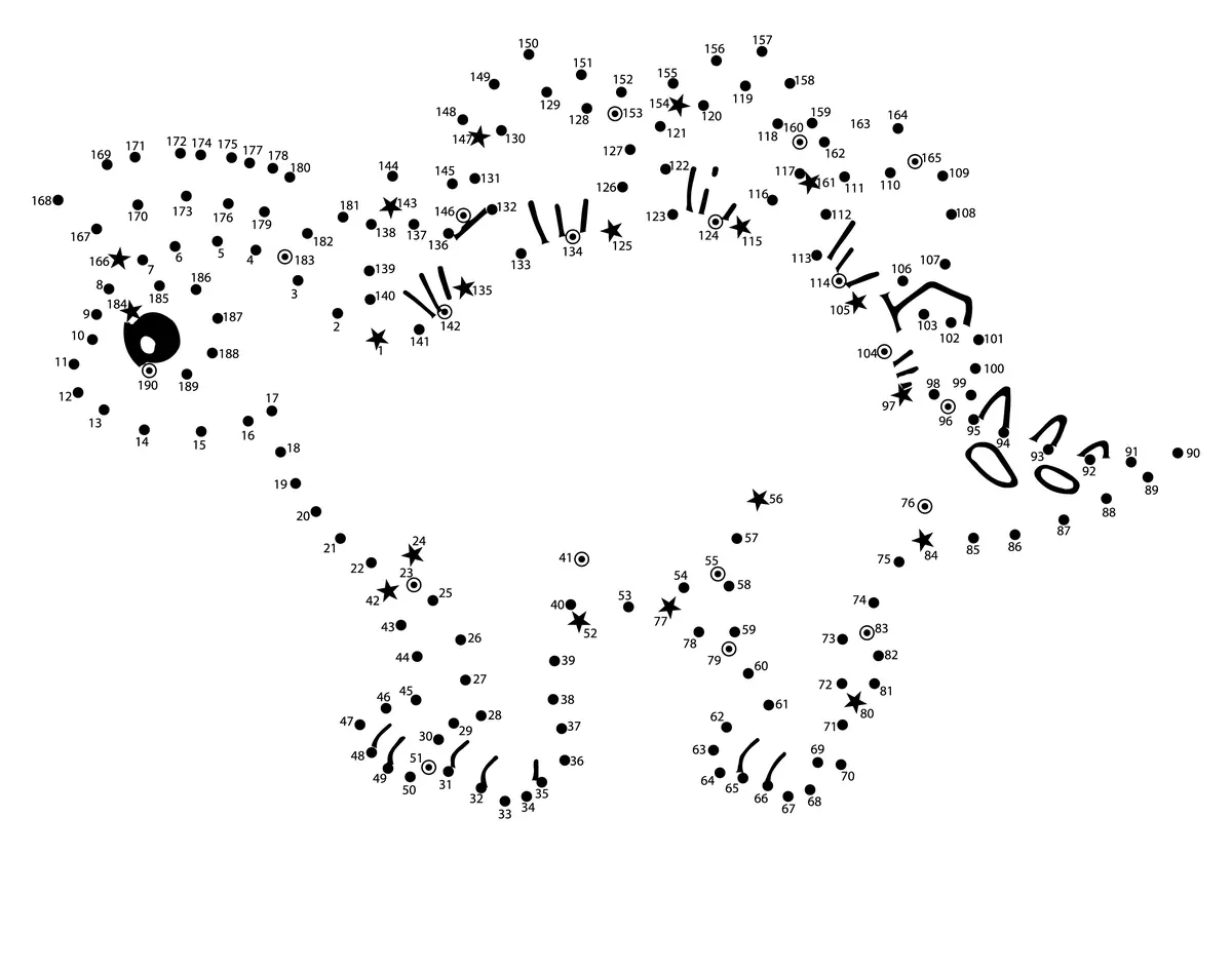 Points a relier chien a imprimer