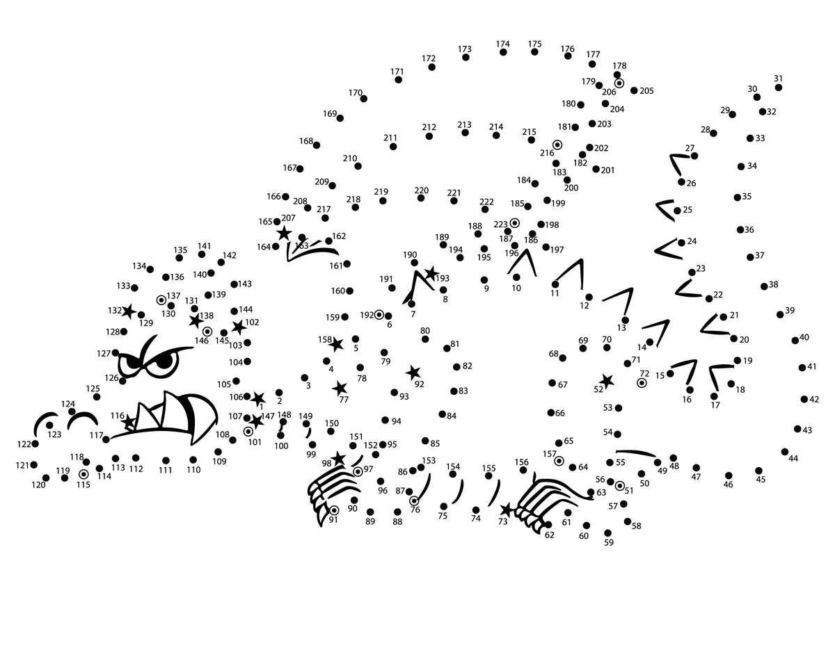 Points a relier oiseau rigolo a imprimer