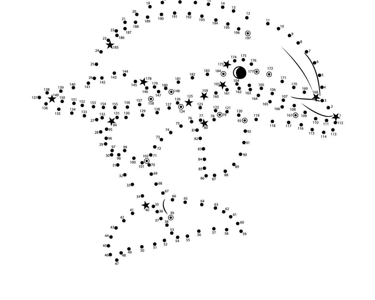 Points a relier oiseau a imprimer