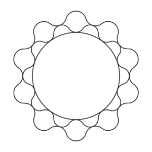 Graphisme petite section : les ronds à imprimer