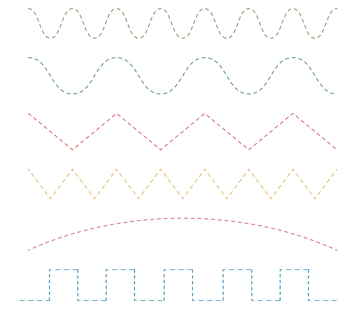 fiche de graphisme lignes variees et obliques a imprimer