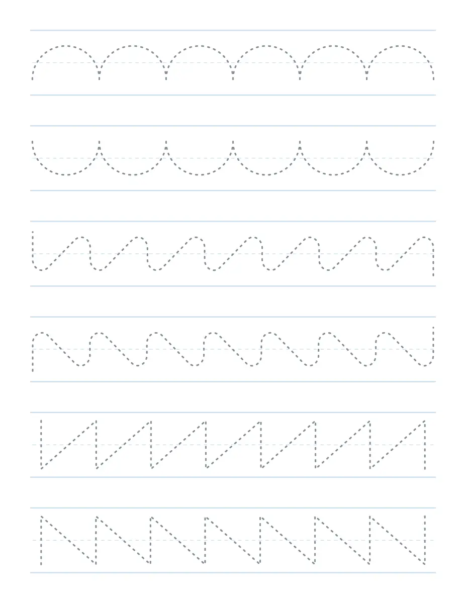 fiche lignes obliques en dents de scie a imprimer