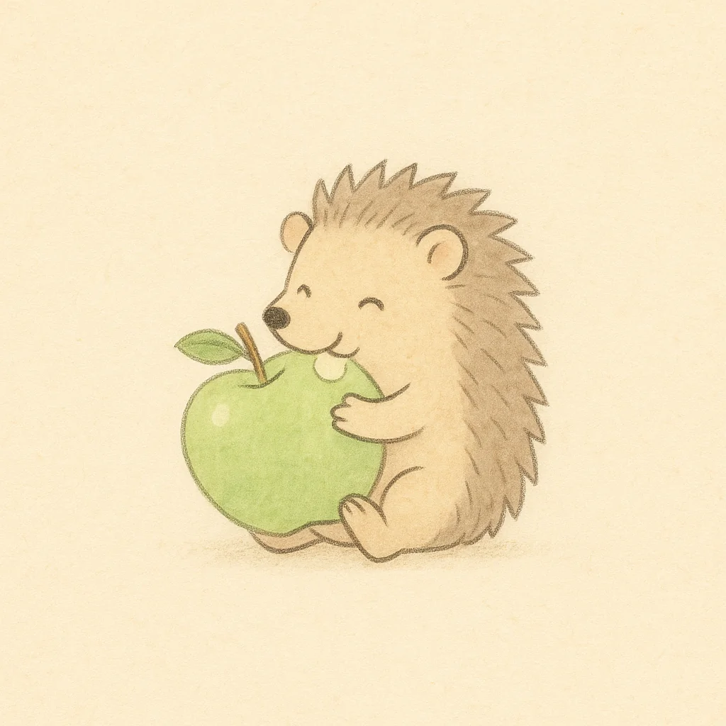 Illustration du texte : La pomme de Léa