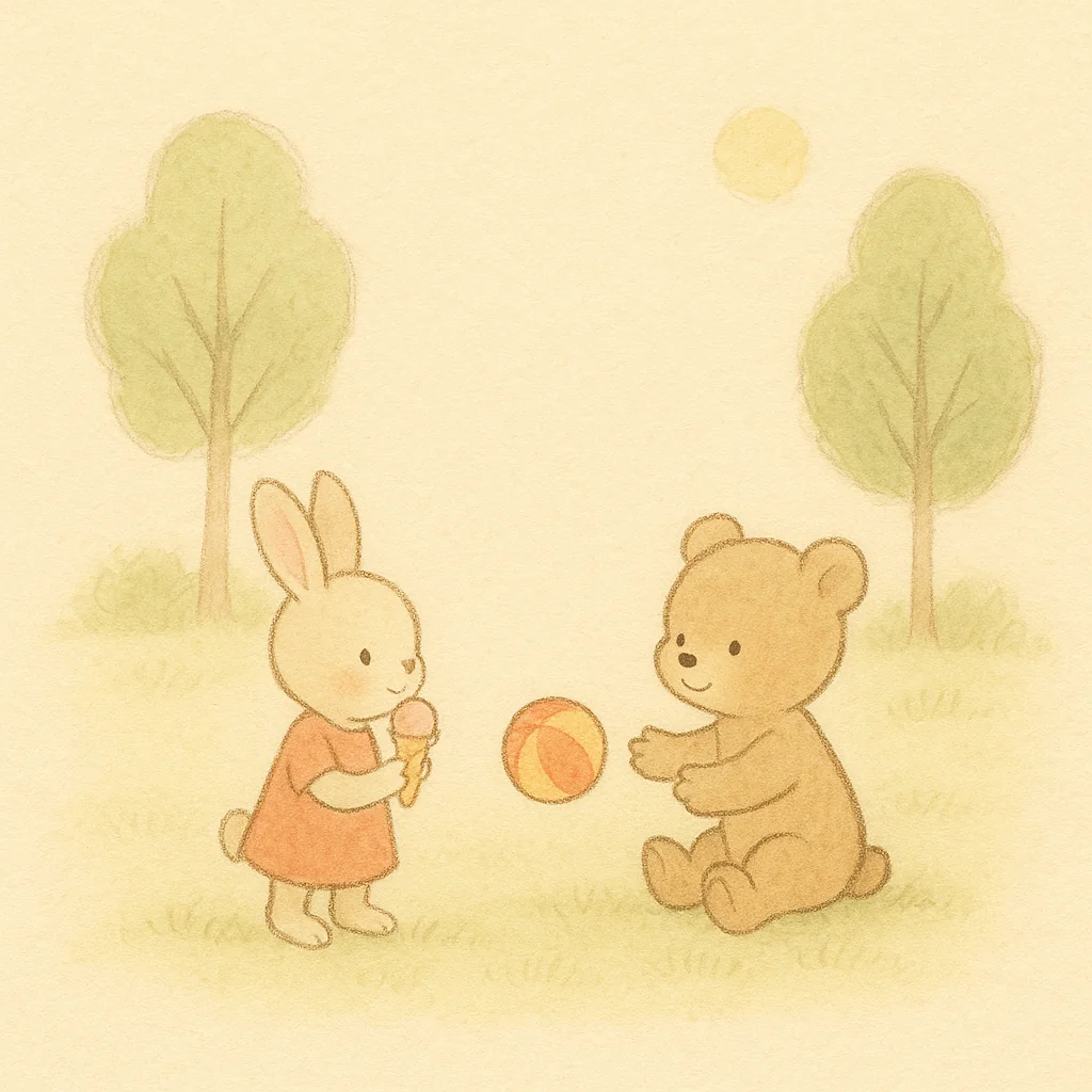 Illustration du texte : Au parc