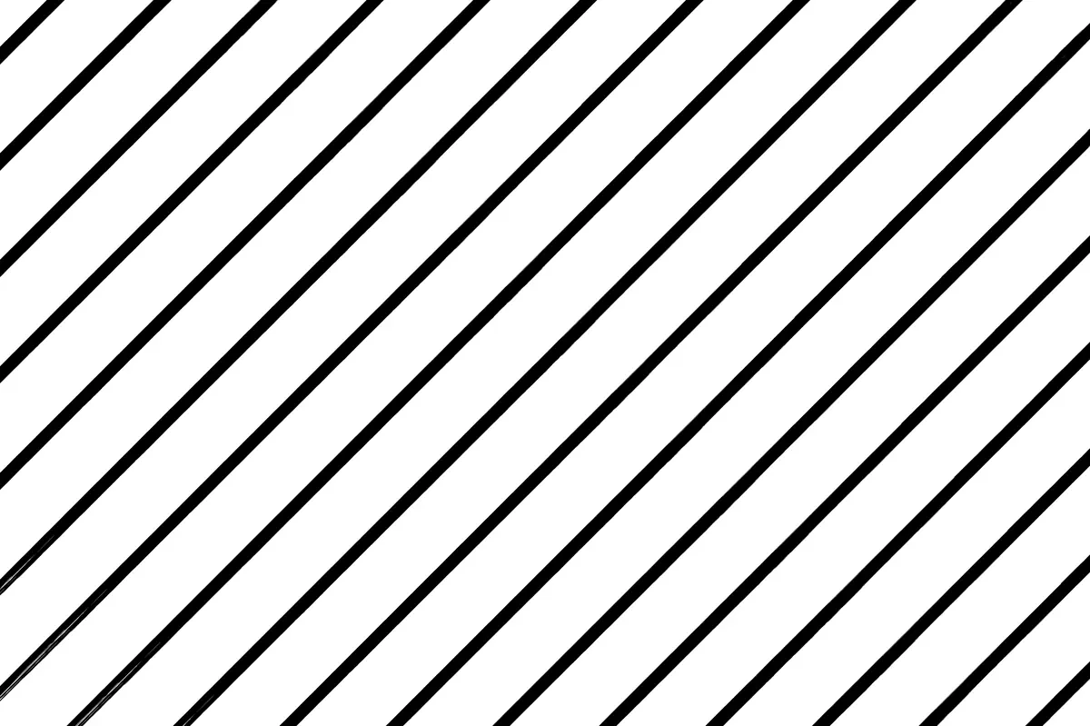 lignes obliques decoratives noires sur fond blanc