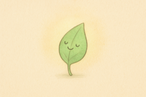 Feuille verte au soleil