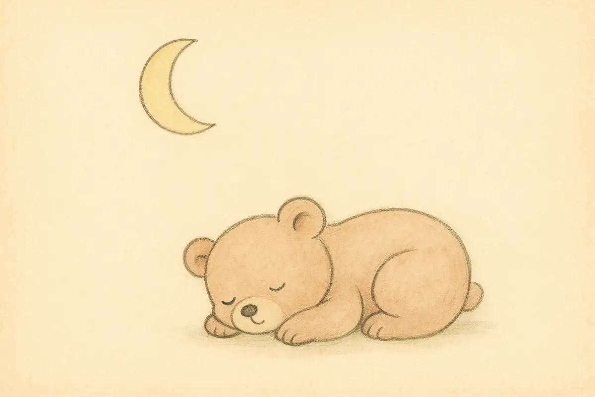 Petit animal qui dort paisiblement