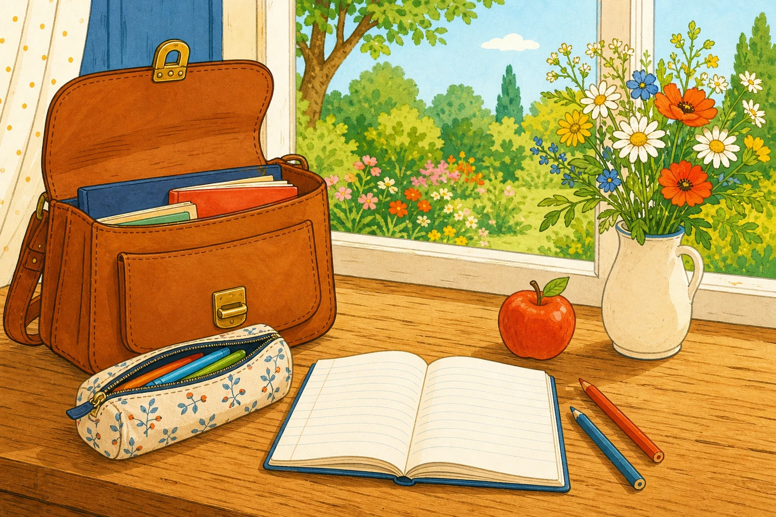 Illustration dictee cm1