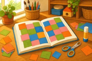 Illustration elmer album maternelle