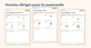 Dessins dirigés pour la maternelle : 10 modèles pas à pas à imprimer