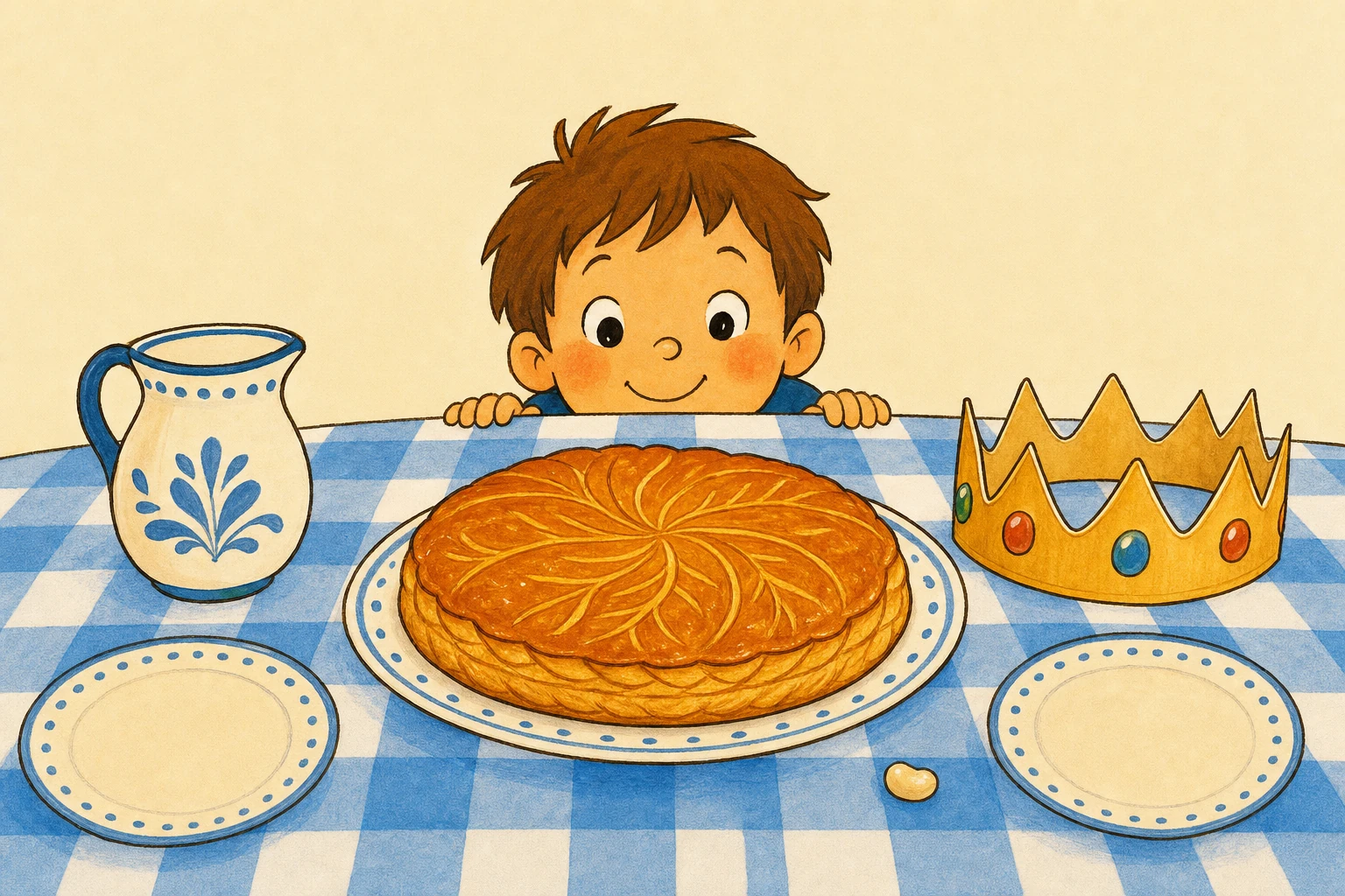 Coloriage galette des rois à imprimer : 10 dessins