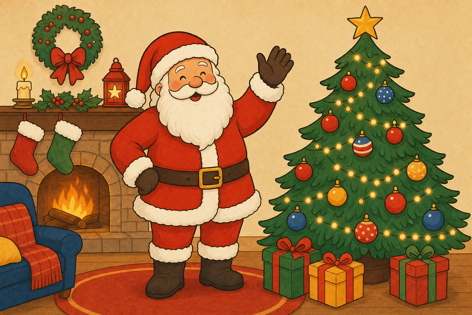 Coloriage Noël à imprimer : 19 dessins gratuits PDF